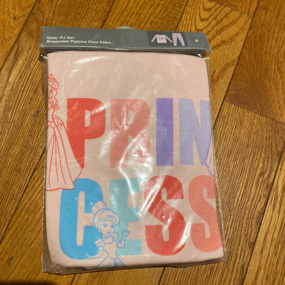 NWT Disney Store Girls PJ Set Princess